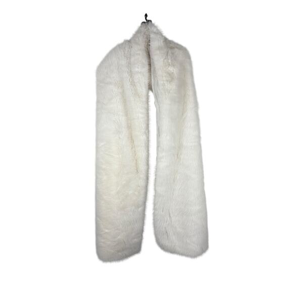 Aniye Records Lana Stole Scarf Faux Fur Luxury Elegant Statement Winter Classy - Picture 2 of 9